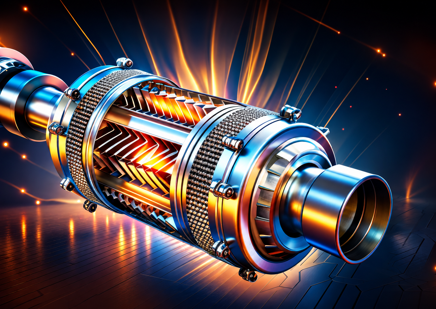 Schnittillustration eines Dieselpartikelfilters zur DPF-Reinigung bei AFZ